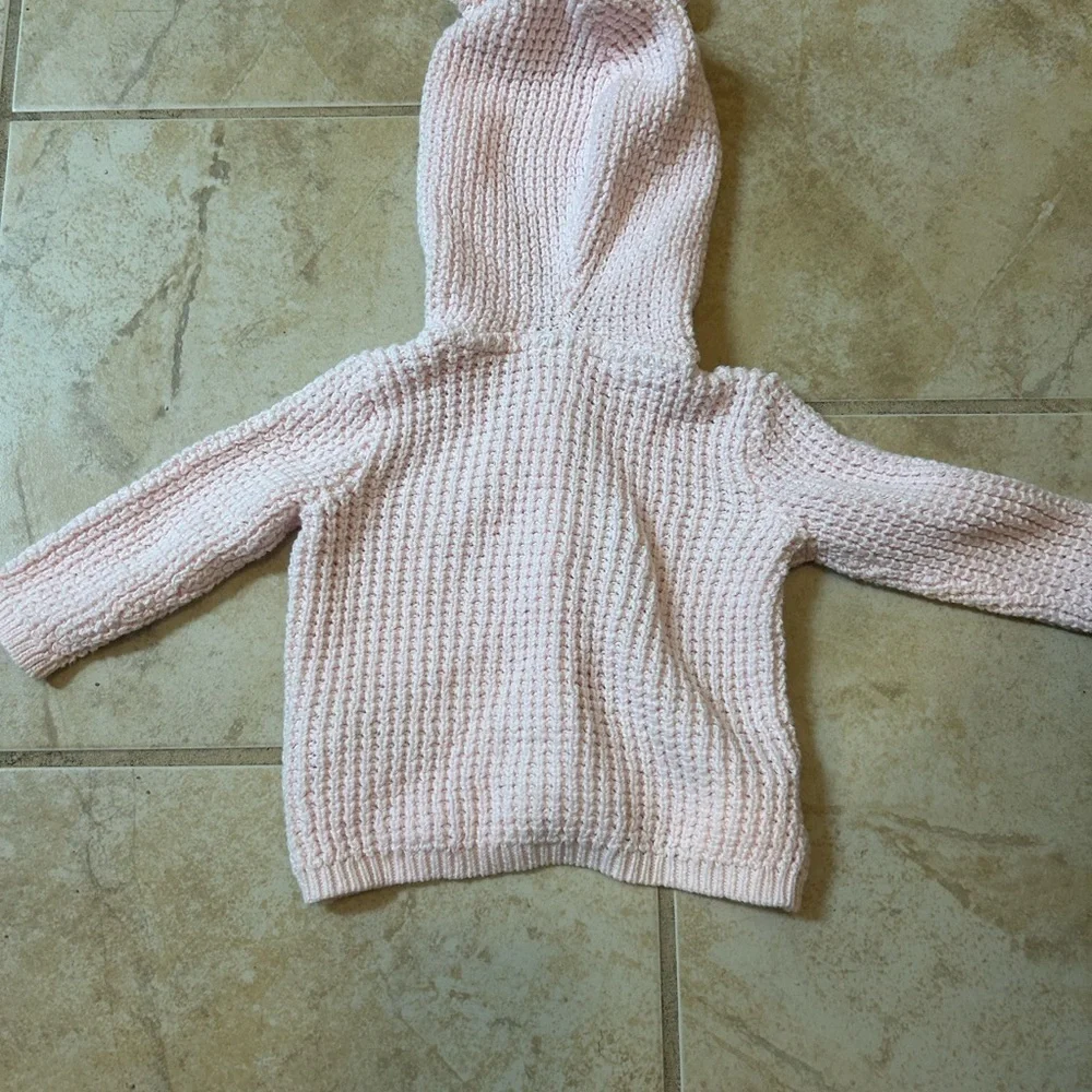 Carter’s Baby Hooded Waffle Knit Cardigan